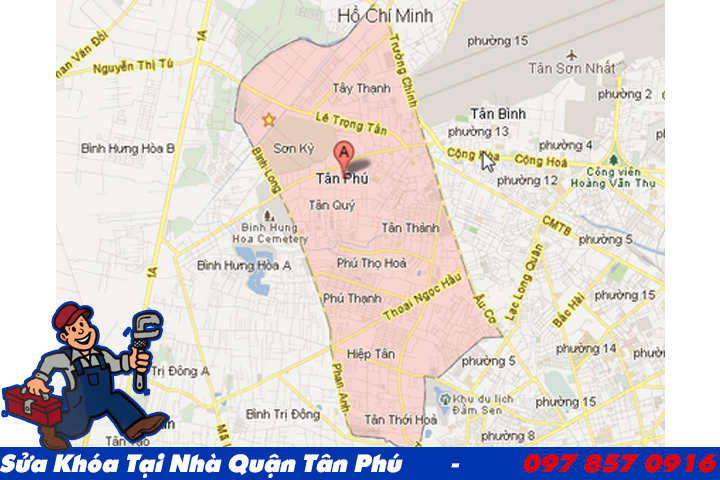 Sửa khóa quận Tân Phú