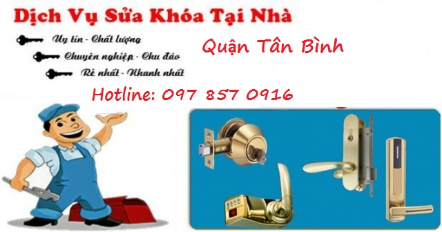 Sửa khóa tại nhà quân Tân Bình